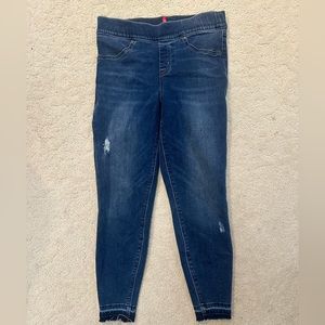 SPANX distressed ankle skinny jeans Medium- Petite Length